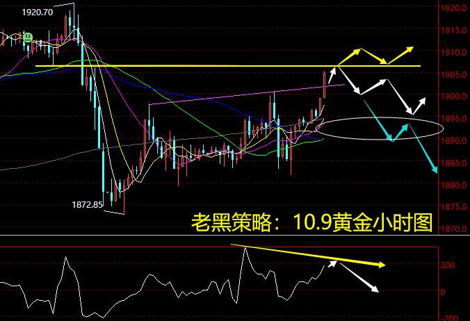 老黑策略：10.9黄金分析策略