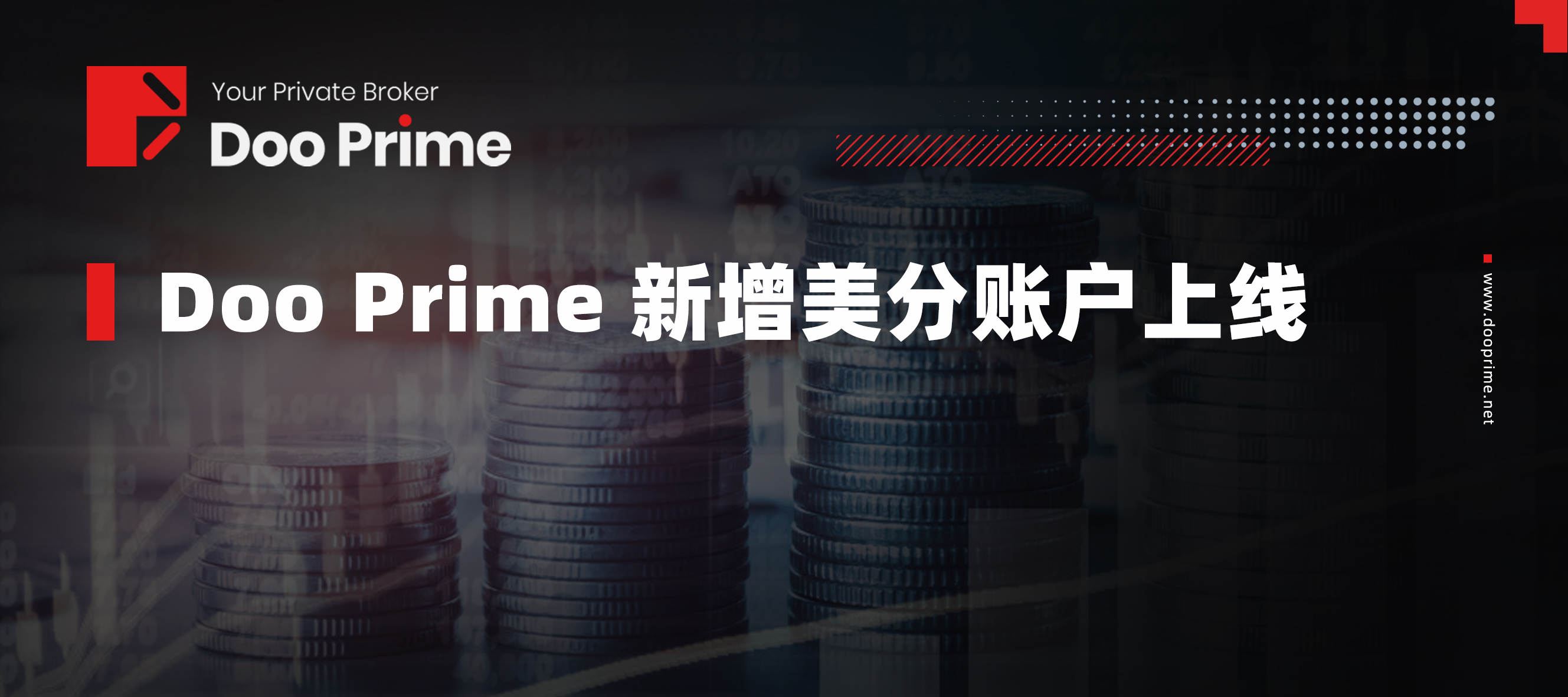 新手交易的绝佳选择！Doo Prime 新增美分账户上线