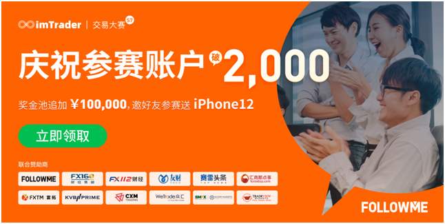 10天，超 2,000 个账户参赛！FOLLOWME第七届交易大赛追加奖金10万元！