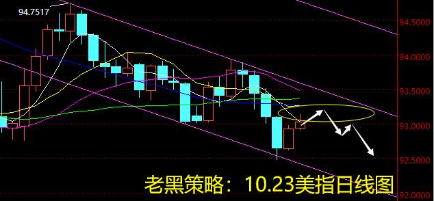 老黑策略：10.23外汇分析策略