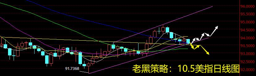老黑策略：10.5晚盘外汇、黄金、原油分析策略