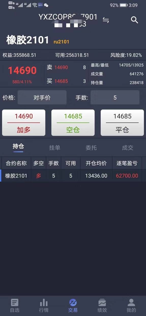 5手橡胶盈利