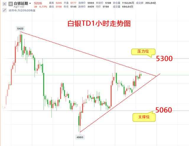 楚悦辰：10.21黄金白银TD行情分析及操作建议