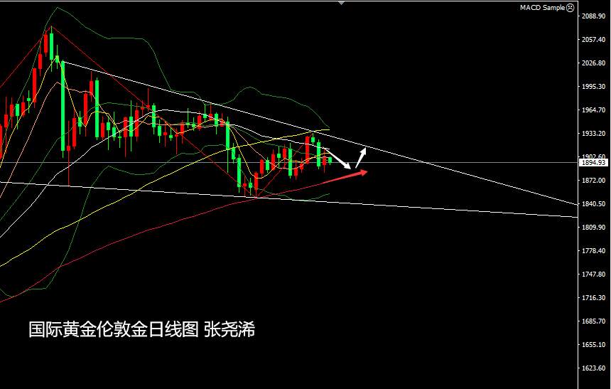 张尧浠：刺激方案再发渺茫、黄金再陷入震荡缩减待破