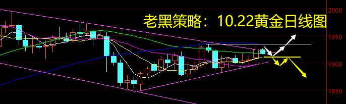 老黑策略：10.22黄金分析策略