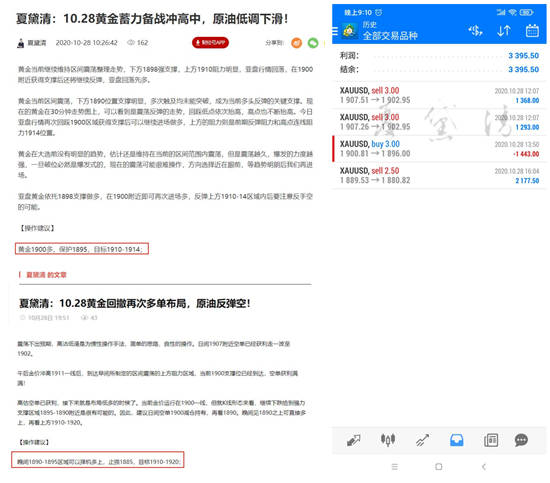 夏黛清：10.29黄金空头能否再接再厉，原油看空依旧！
