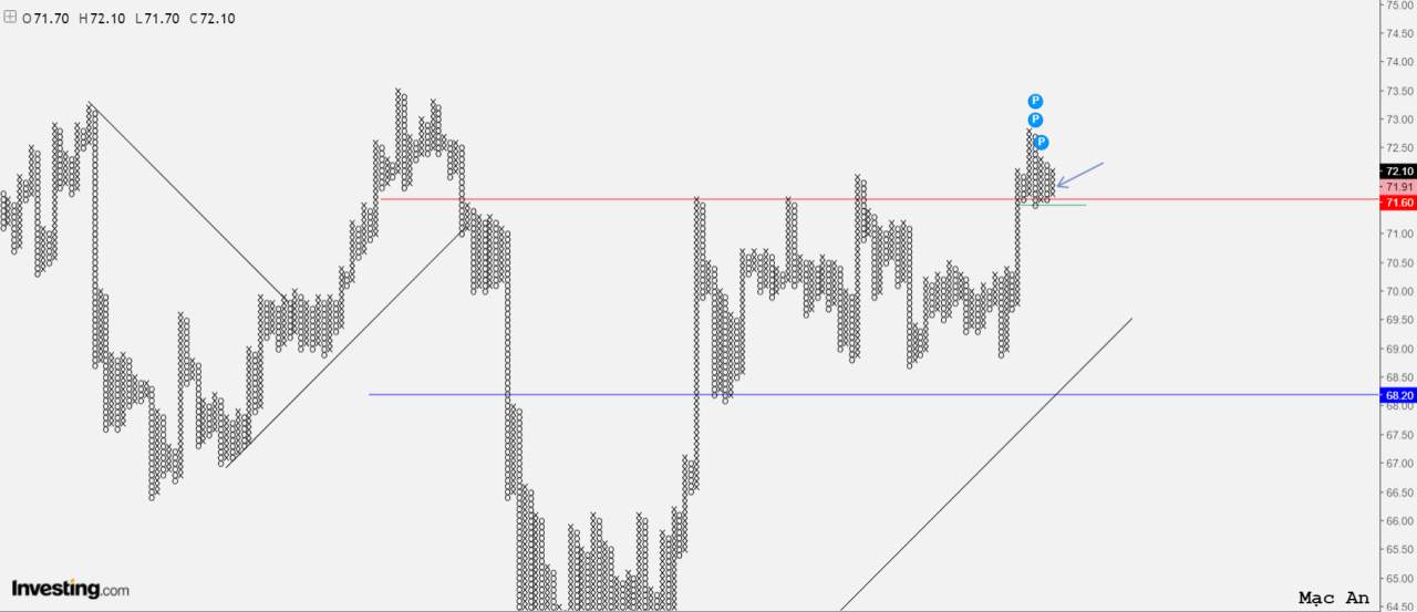Phân tích Forex và hàng hóa theo góc nhìn đồ thị P&F - Ngày 19/11