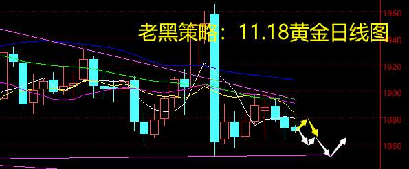 老黑策略：11.19黄金分析策略