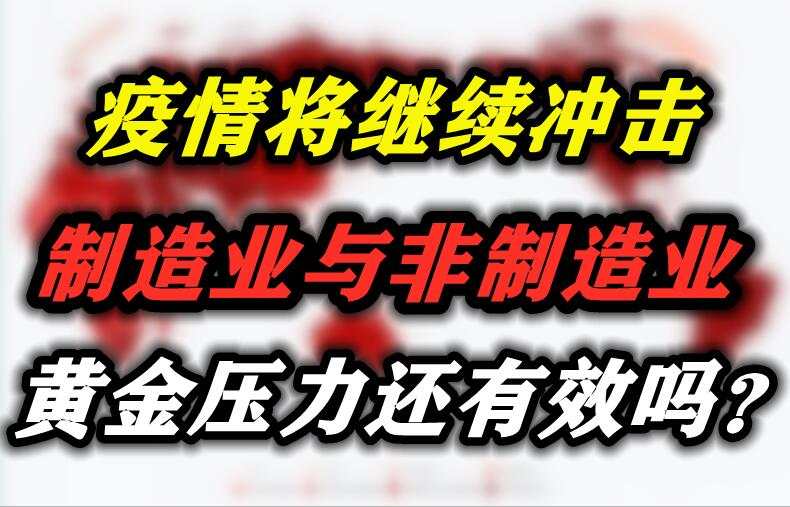 疫情将继续冲击制造业与非制造业，黄金压力还有效吗？