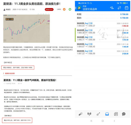 夏黛清：11.4黄金能否再次带来惊喜，原油稳健走高！