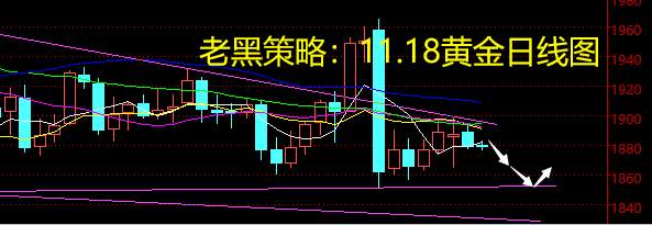 老黑策略：11.18黄金分析策略