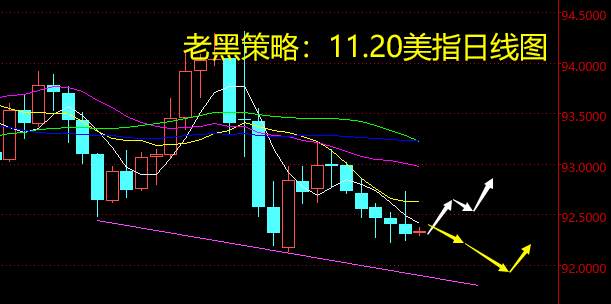 老黑策略：11.20外汇分析策略