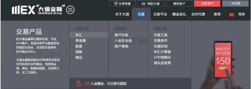 MEXGroup：官方动态 | 焕然升级！大通金融全新中文官网正式上线