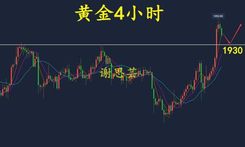 谢思芸：黄金为何怒涨近50美元？昨晚预测会暴涨！今天继续做多！