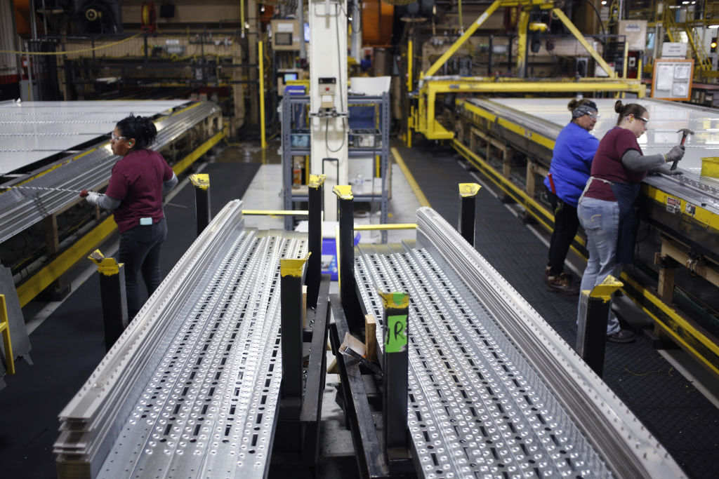 BREAKING - U.S. Manufacturing Near Two-Year High, But Road Ahead Difficult