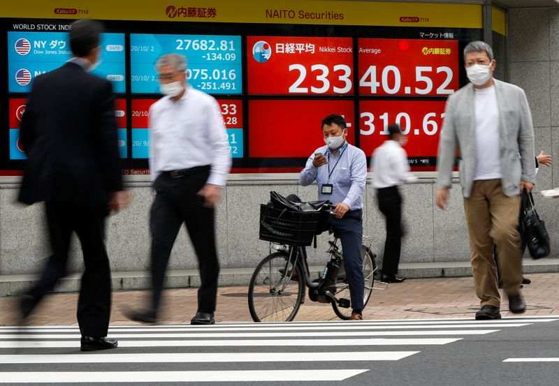 BREAKING - Asian Stocks Hit Record Peak as Vaccine Hopes Dampen Virus Fears