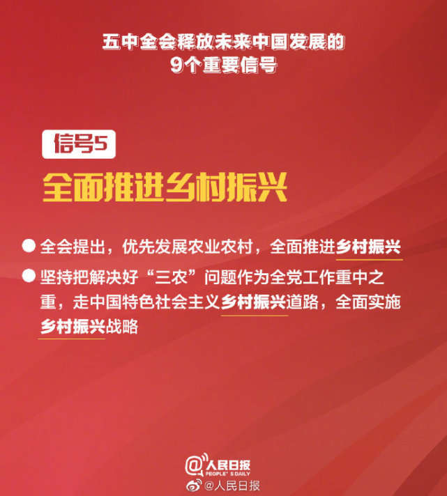 划重点！五中全会释放未来中国发展9个重要信号