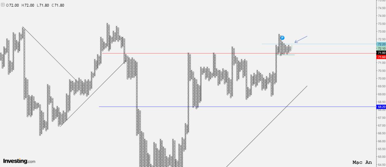 Phân tích Forex và hàng hóa theo góc nhìn đồ thị P&F - Ngày 23/11