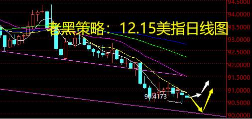 老黑策略：12.15外汇分析策略