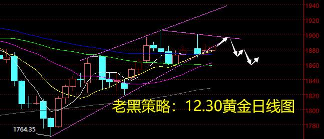 老黑策略：12.30黄金分析策略