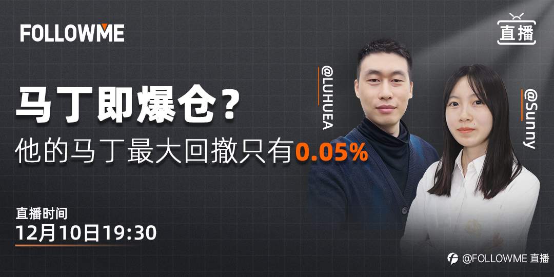 【视频回放】马丁即爆仓?他的马丁最大回撤只有0.05%。