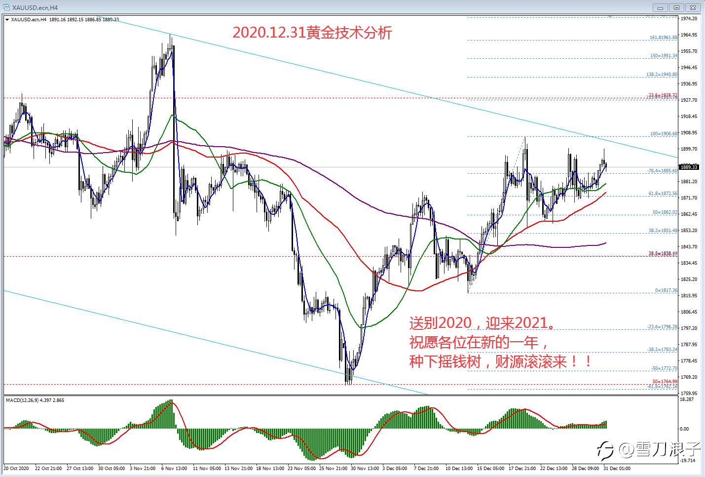 2020.12.31黄金技术分析