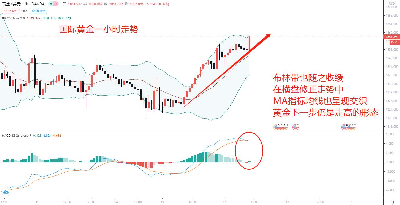 东盛：黄金如期破位，下一步继续看多