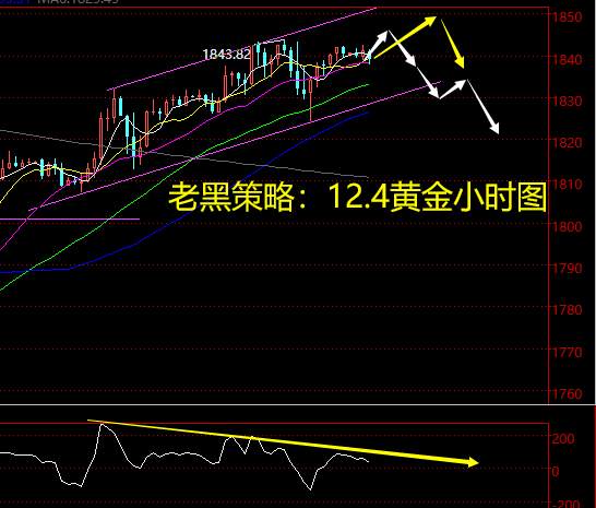 老黑策略：12.4黄金分析策略