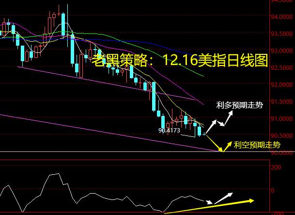 老黑策略：12.16外汇分析策略