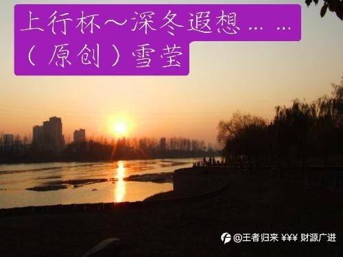 上 行 杯深 冬 遐 想