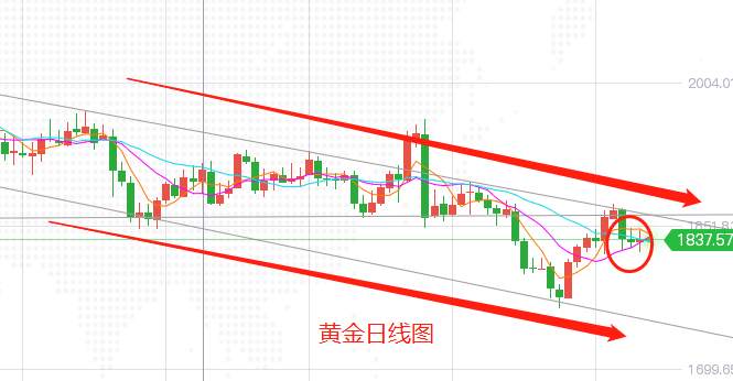 黄金处于多空争夺关键期，今日可能出方向