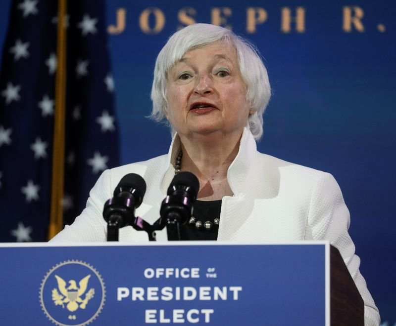 BREAKING: Treasury Nominee Yellen Warns of 'Self-Reinforcing' U.S. Downturn, Vows To Aid Needy
