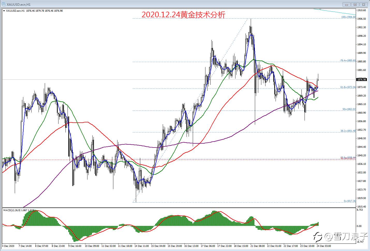 2020.12.24黄金技术分析