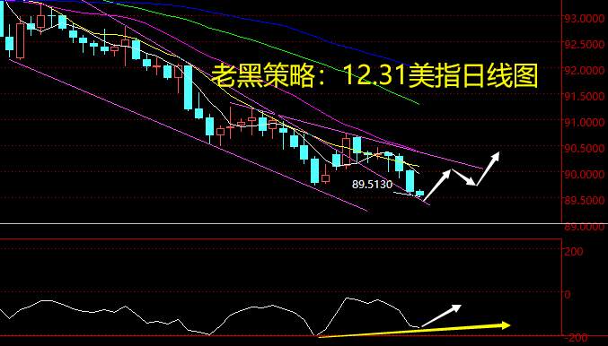 老黑策略：12.31外汇分析策略