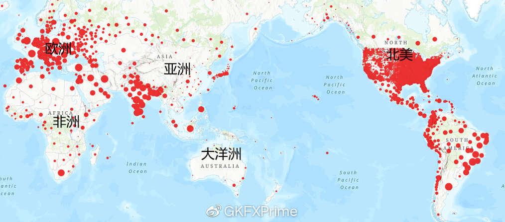 GKFXPrime：全球疫情现今如何，黄金短期抛售情绪明显，长期仍关注通胀