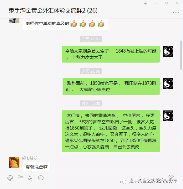 现货黄金1850防守点位的假象，汇市的无情你体会到了吗