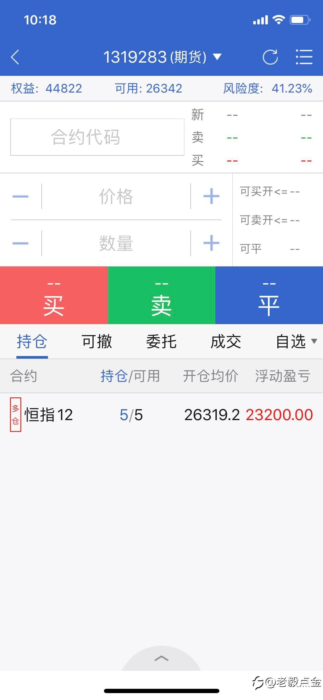恒指止盈