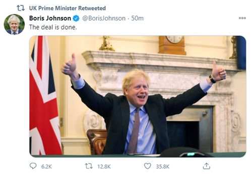 英欧达成脱欧后贸易协议 妖镑却让多头觉得更妖!