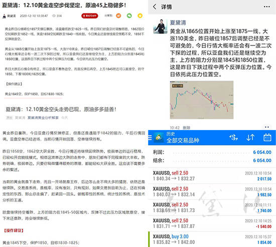 夏黛清：12.11黄金空头已成主导趋势，原油回调做多！