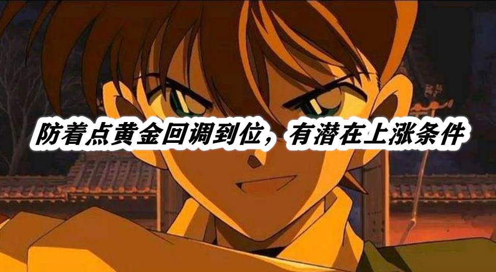 防着点黄金回调到位，有潜在上涨条件