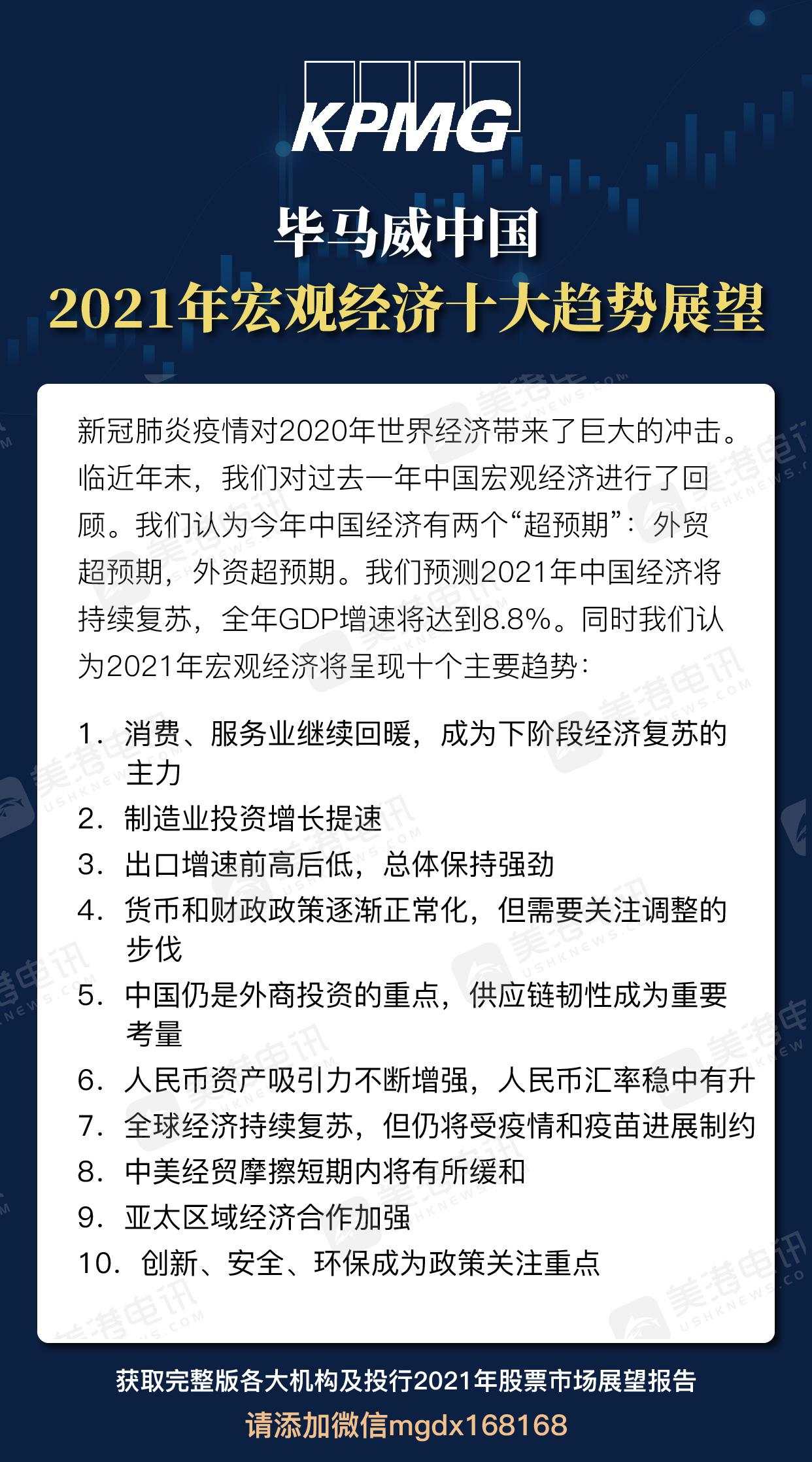 十一张图带你看清2021年各大机构展望