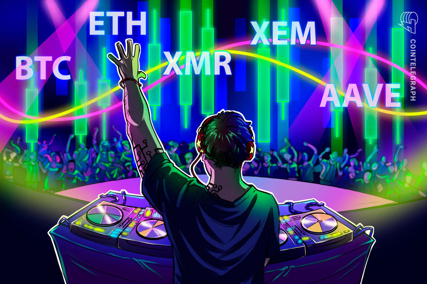 WEEKLY NOTION: Top Five Cryptocurrencies to Watch This Week: BTC, ETH, XMR, XEM, AAVE