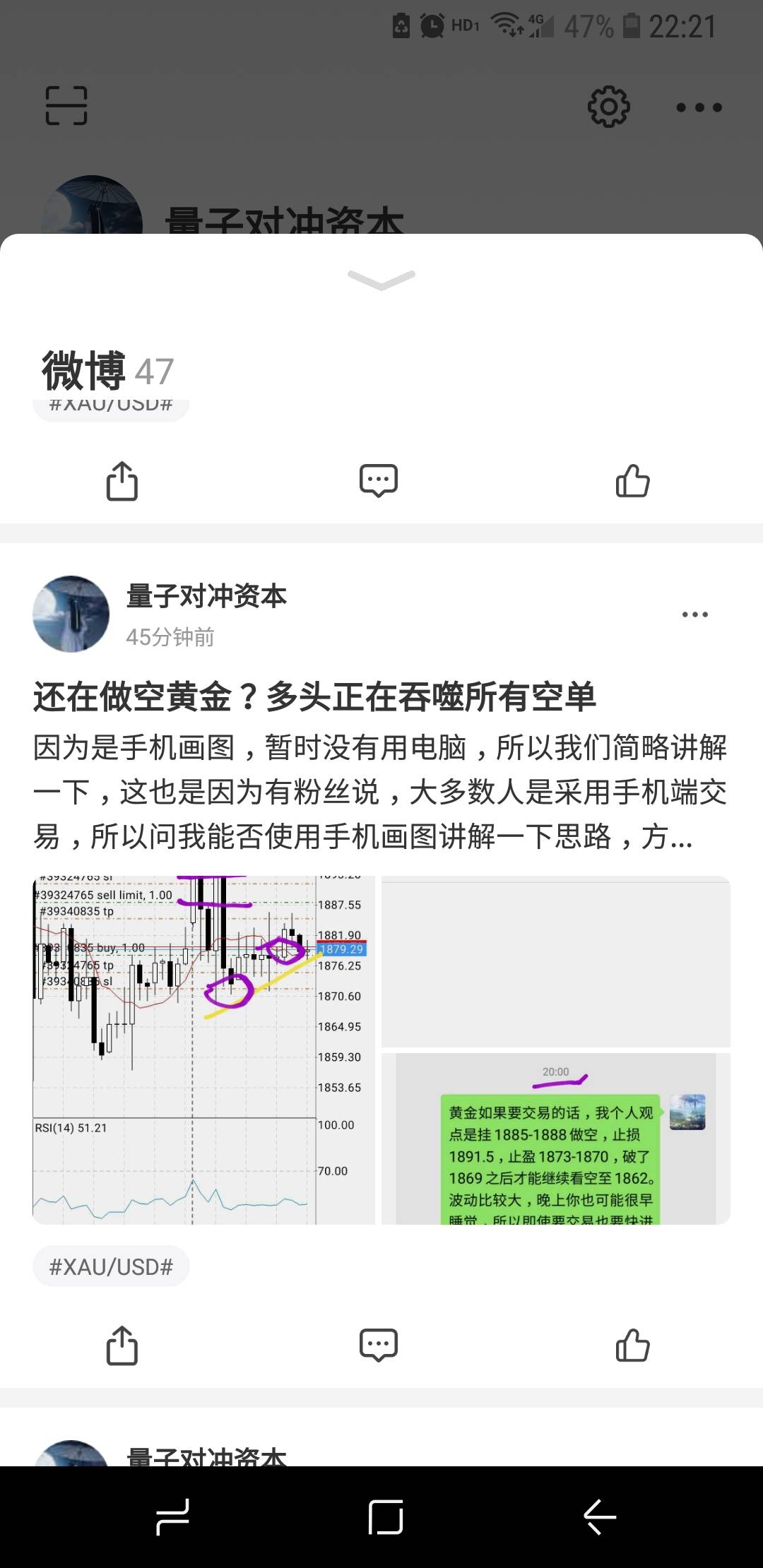 黄金空头节节败退，但空单却在这一点位聚集！