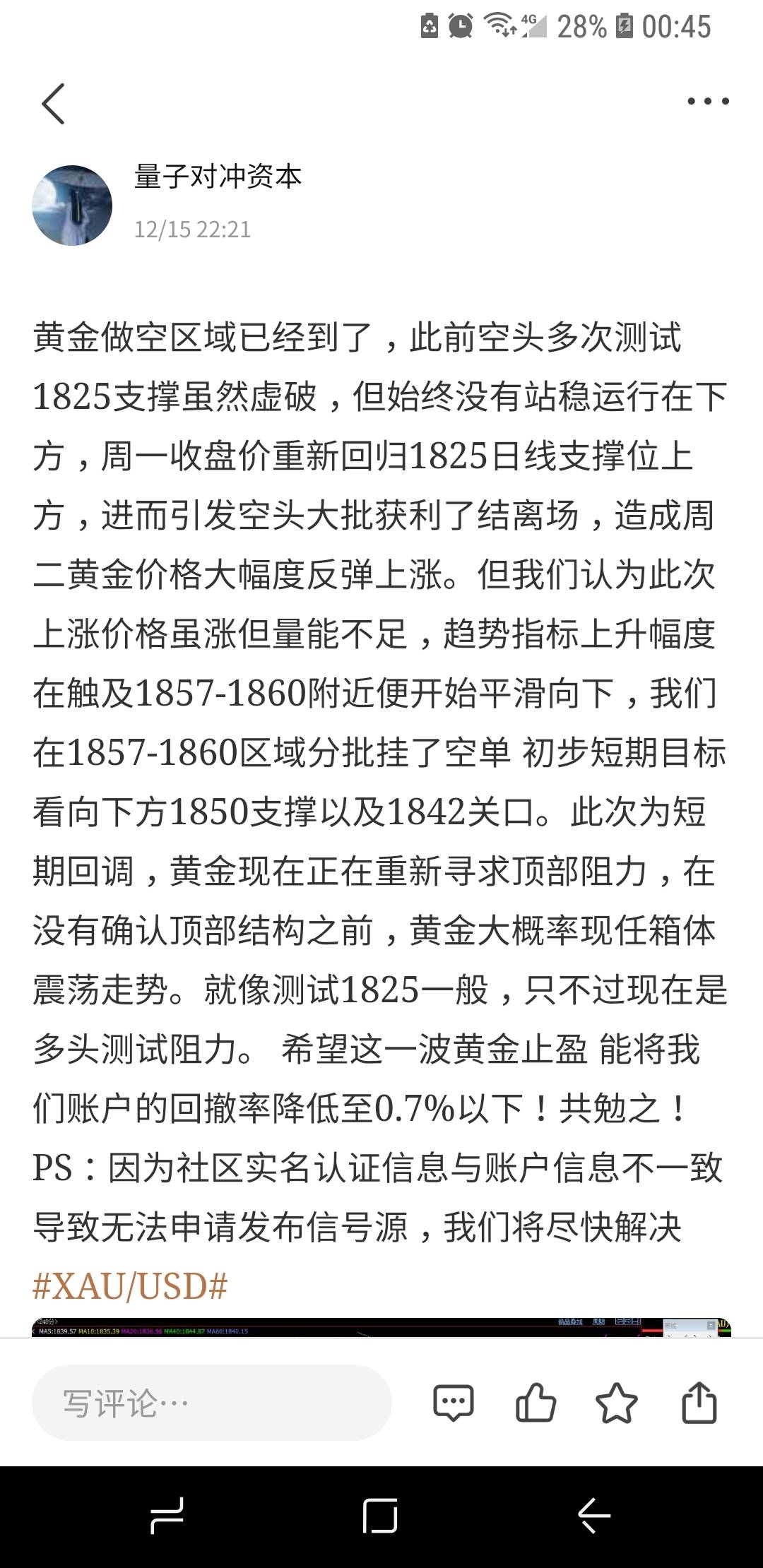 再次精准预期黄金顶部，支撑阻力你真的会用吗