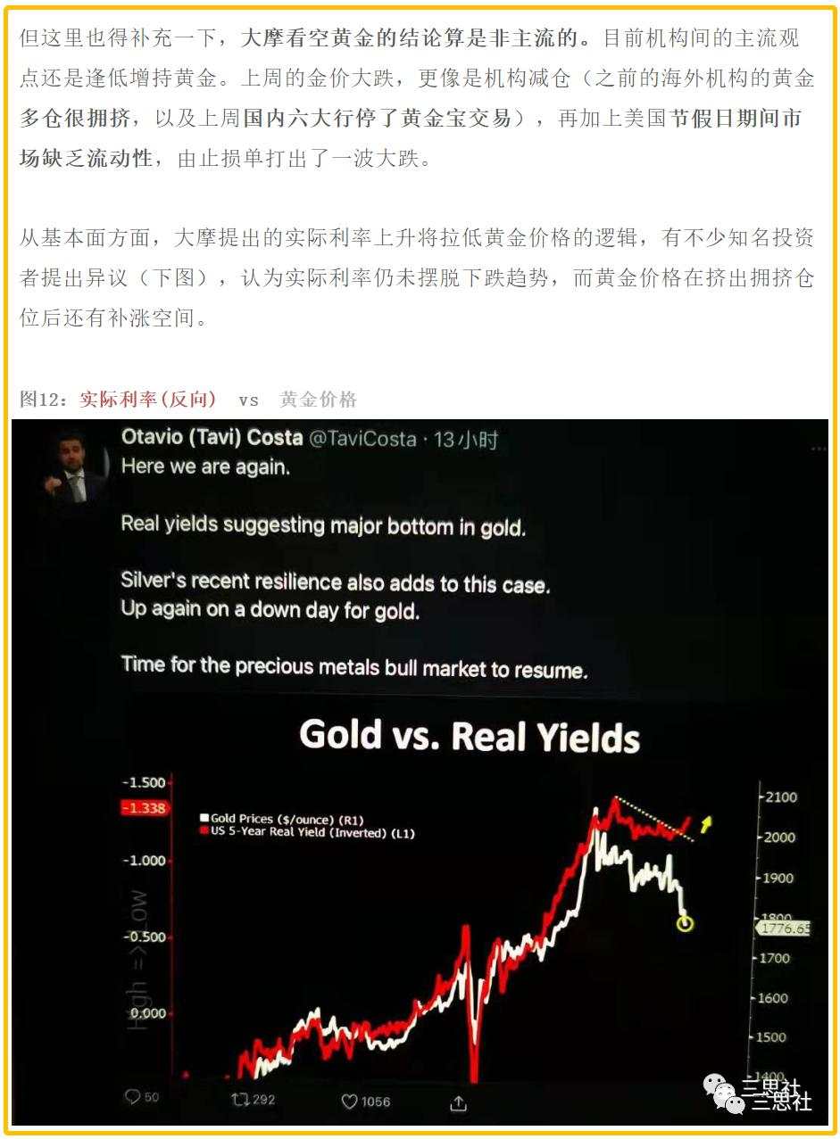 同为对冲风险，为何黄金与比特币价格背离？