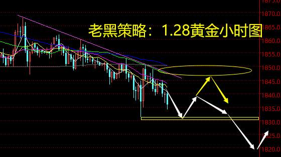 老黑策略：1.28黄金分析策略