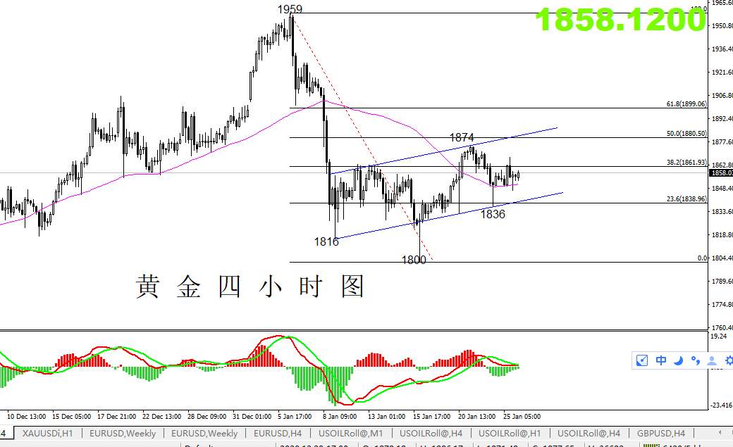 【黄金篇】：刺激法案可能会缩水？黄金陷入震荡！