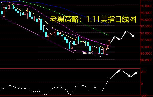 老黑策略：1.11外汇分析策略