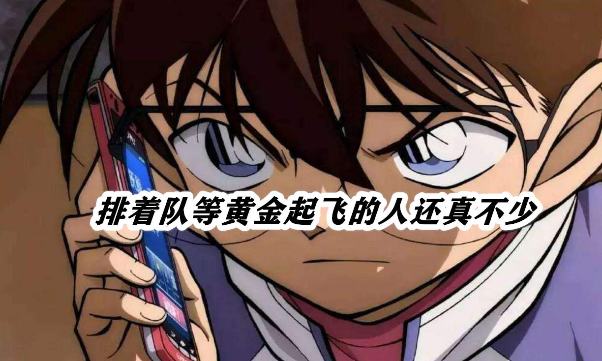 排着队等黄金起飞的人还真不少
