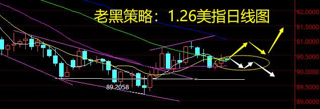 老黑策略：1.26外汇分析策略
